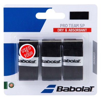 Намотка для теннисных ракеток Babolat PRO TEAM SP Х3 (чёрный) 3 шт. (653042-105)