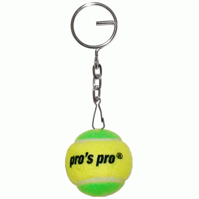 Брелок «Теннисный мяч» жёлто-зеленый