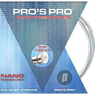 Струны теннисные Pros Pro Nano Cyber Power серебро 1.25 12м
