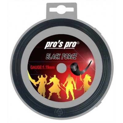 Струны теннисные Pros Pro Black Force 12м 1.19мм