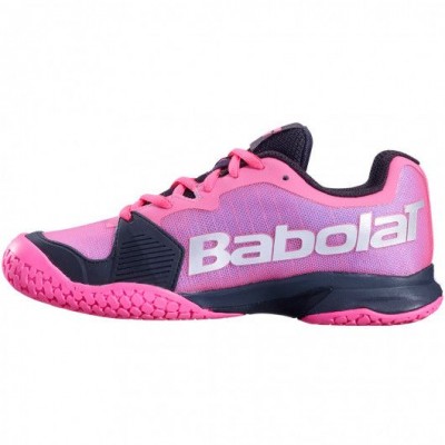 Кроссовки теннисные Babolat  JET ALL COURT JUNIOR GS DARK (розовый/чёрный) 