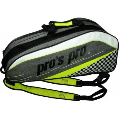 Чехол сумка для теннисных ракеток Pros Pro 12-Racketbag lime