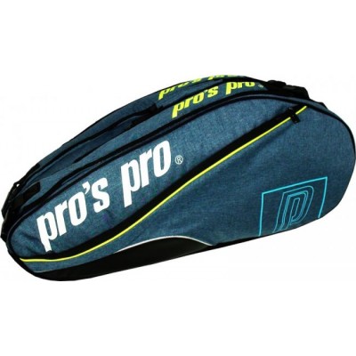 Чехол сумка для теннисных ракеток Pros pro 8-Racketbag blau-melé