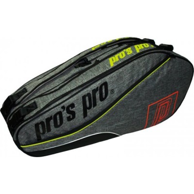 Чехол сумка для теннисных ракеток Pros pro 8-Racketbag grafit