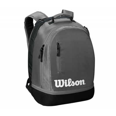 Рюкзак-сумка теннисная Wilson Team Backpack (серый/чёрный)