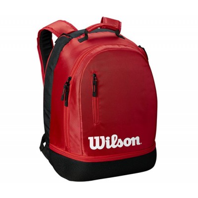 Рюкзак-сумка теннисная Wilson Team Backpack (красный/чёрный)