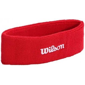 Повязка Wilson Headband для удаления пота (красная)