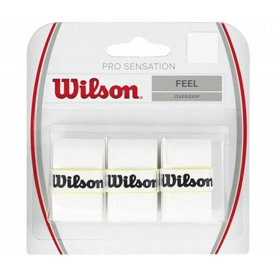 Обмотка для т/ракеток Wilson Pro Overgrip Sensation (3шт.в уп.) белый