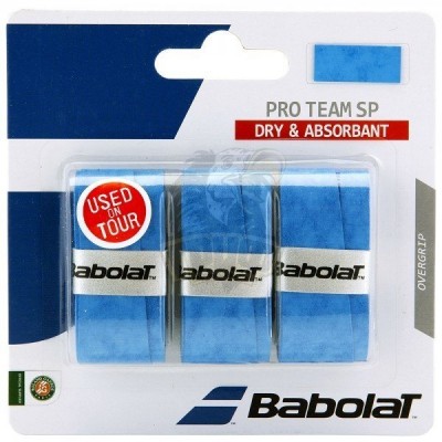 Намотка для теннисных ракеток Babolat PRO TEAM SP Х3 (синий) 3 шт. (653042-136)