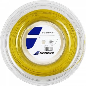 Струны теннисные Babolat RPM HURRICANE 1.30/200 M (жёлтые)